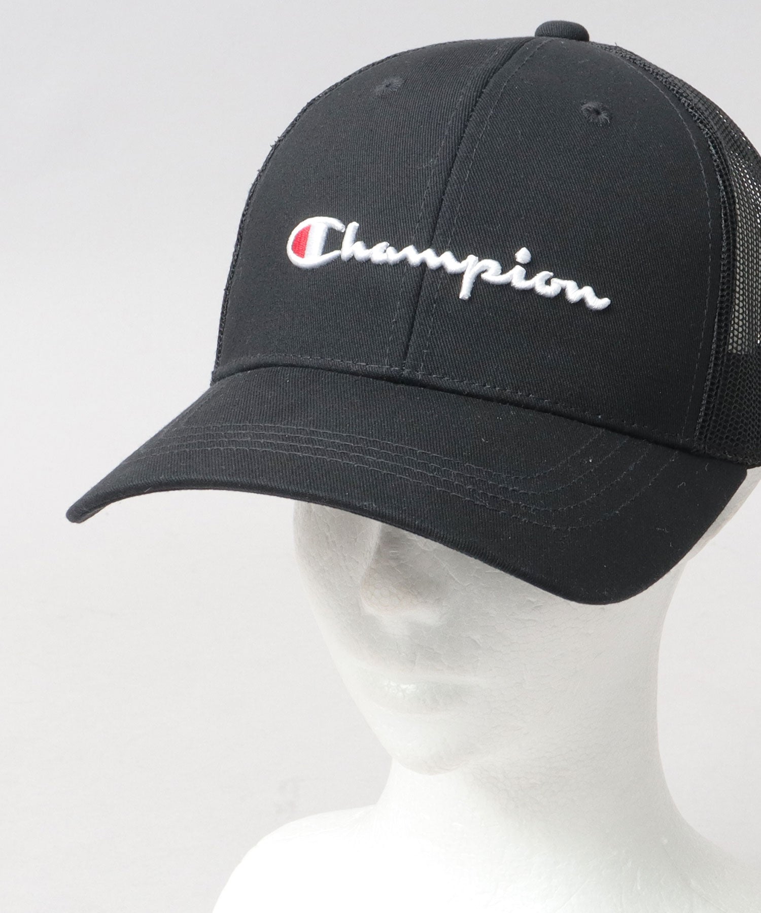 チャンピオン Champion ツイル ロングビル メッシュキャップ つば長 深め （ネイビー） ネイビー