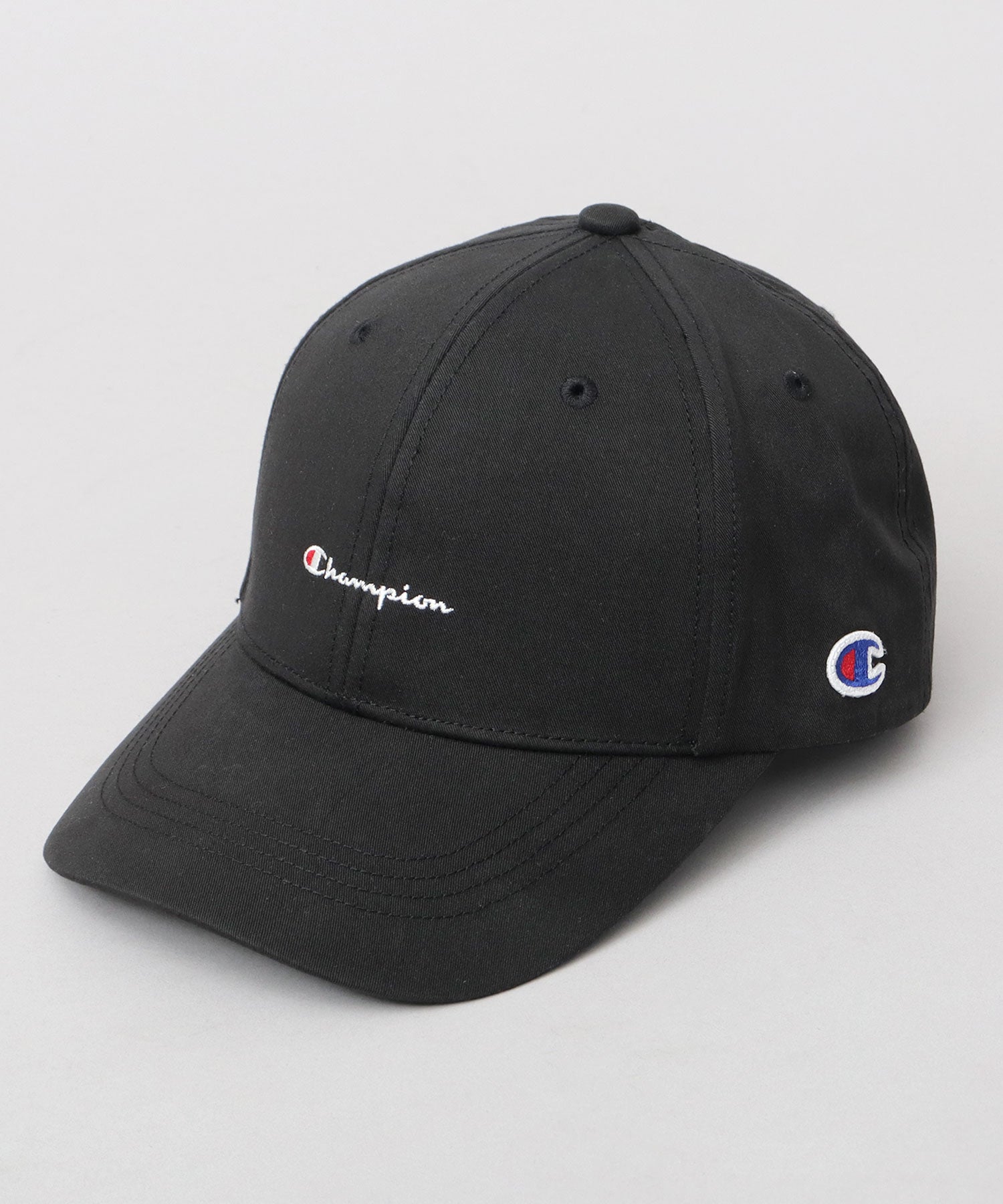 チャンピオン Champion ツイル ロングビル トラッカーキャップ つば長 深め （ブラック） ブラック
