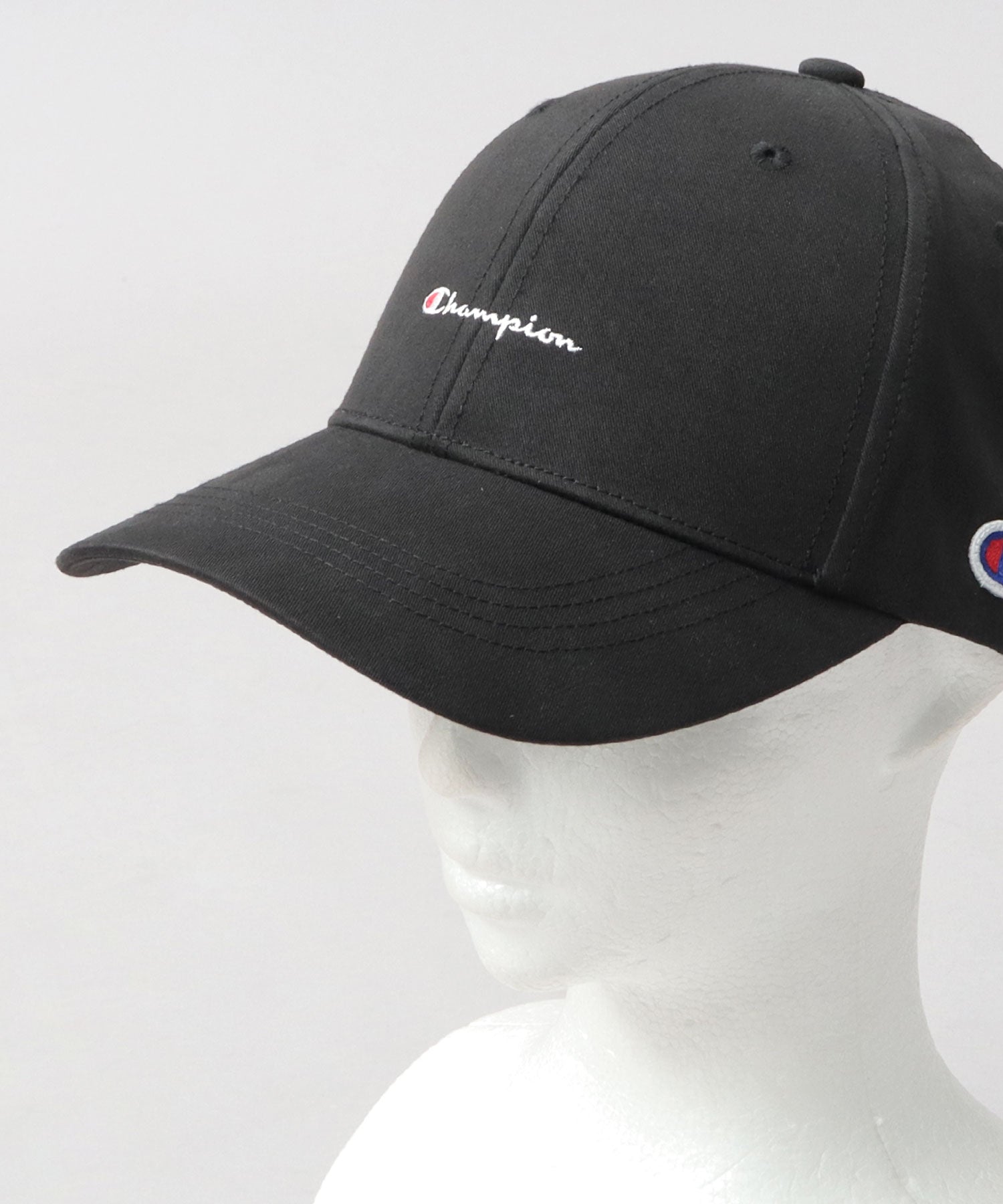 チャンピオン Champion ツイル ロングビル トラッカーキャップ つば長 深め （ブラック） ブラック