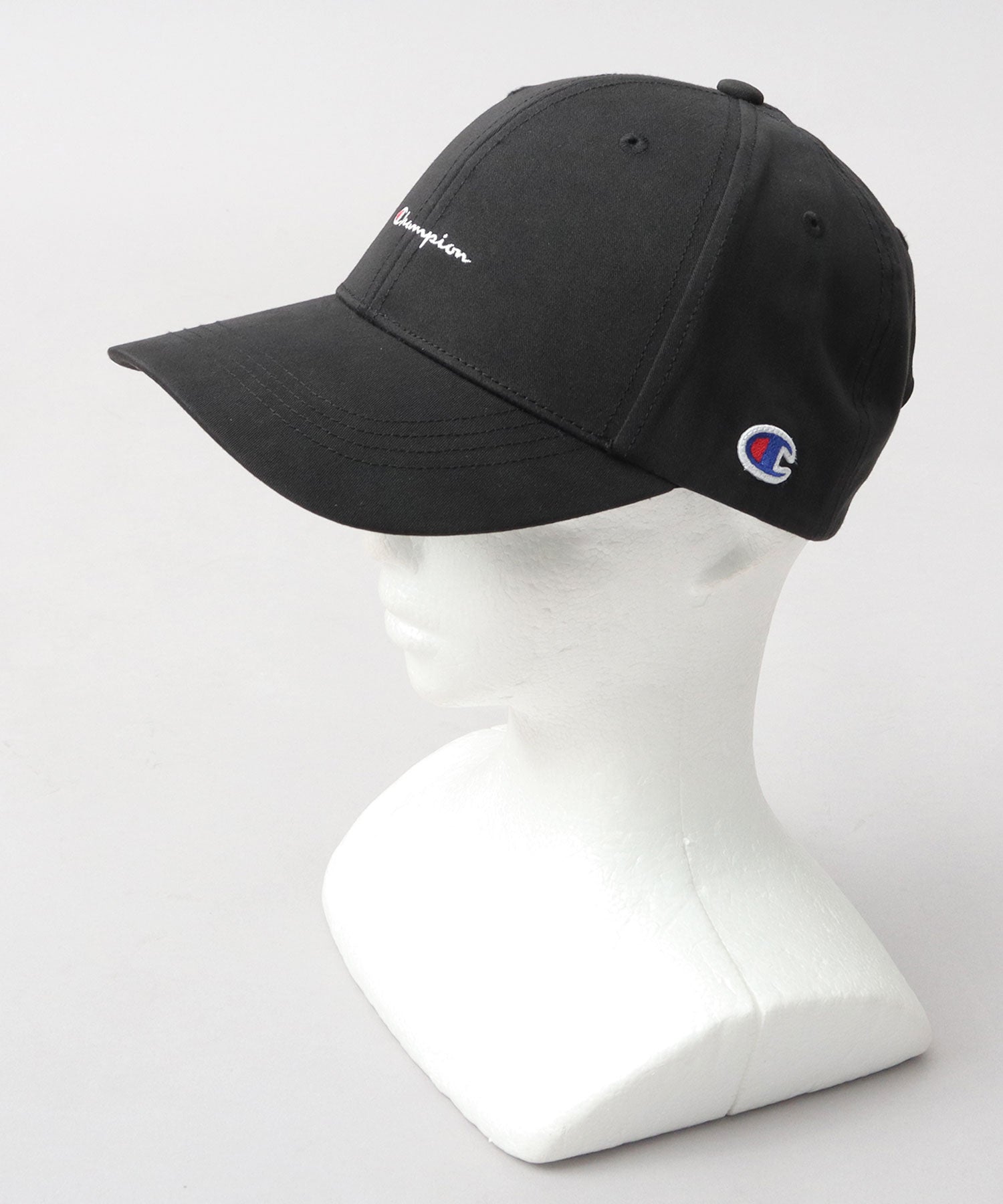 チャンピオン Champion ツイル ロングビル トラッカーキャップ つば長 深め （ブラック） ブラック