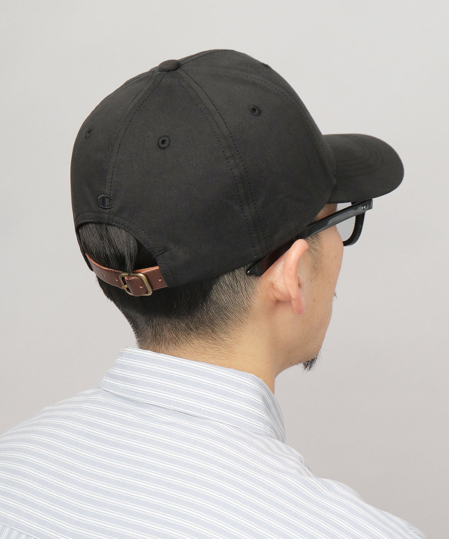 チャンピオン Champion ツイル ロングビル トラッカーキャップ つば長 深め （ブラック） ブラック