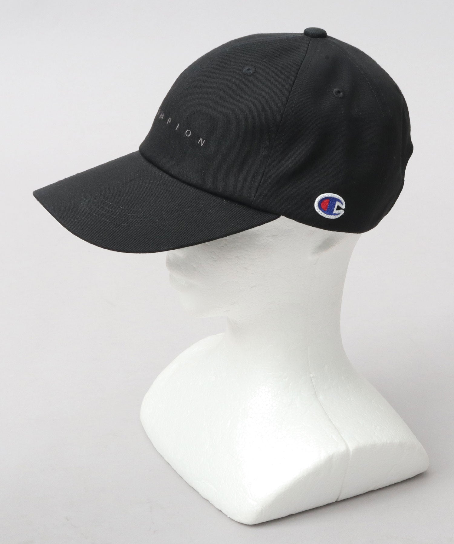 チャンピオン Champion ツイル ロングビル ハイキャップ つば長 深め （ブラック） ブラック