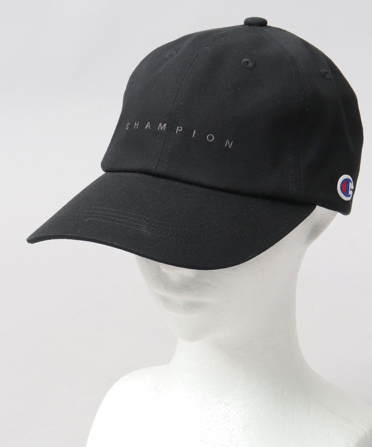 チャンピオン Champion ツイル ロングビル ハイキャップ つば長 深め （ブラック） ブラック