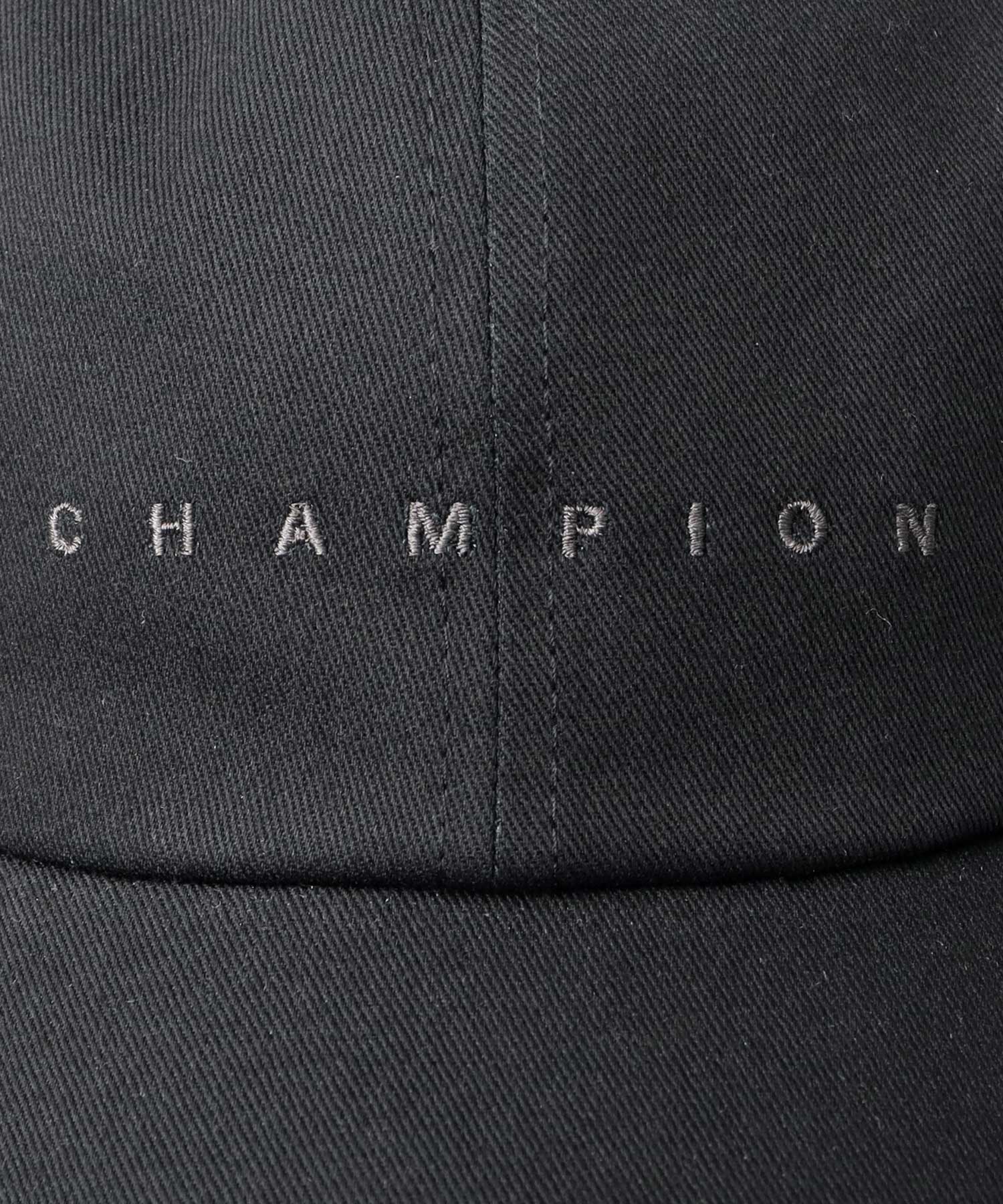 チャンピオン Champion ツイル ロングビル ハイキャップ つば長 深め （ブラック） ブラック
