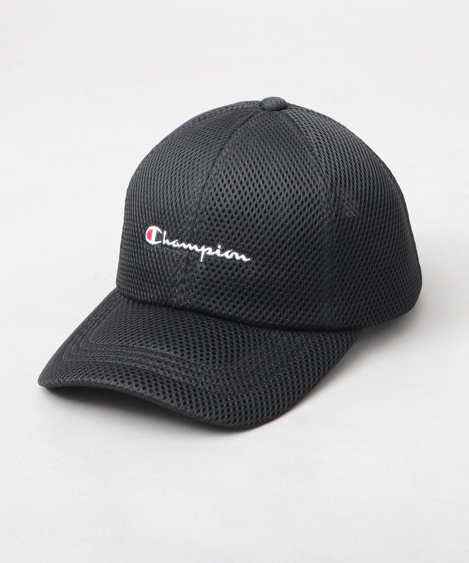 チャンピオン Champion ロングビル パフメッシュキャップ つば長 深め （ブラック） ブラック