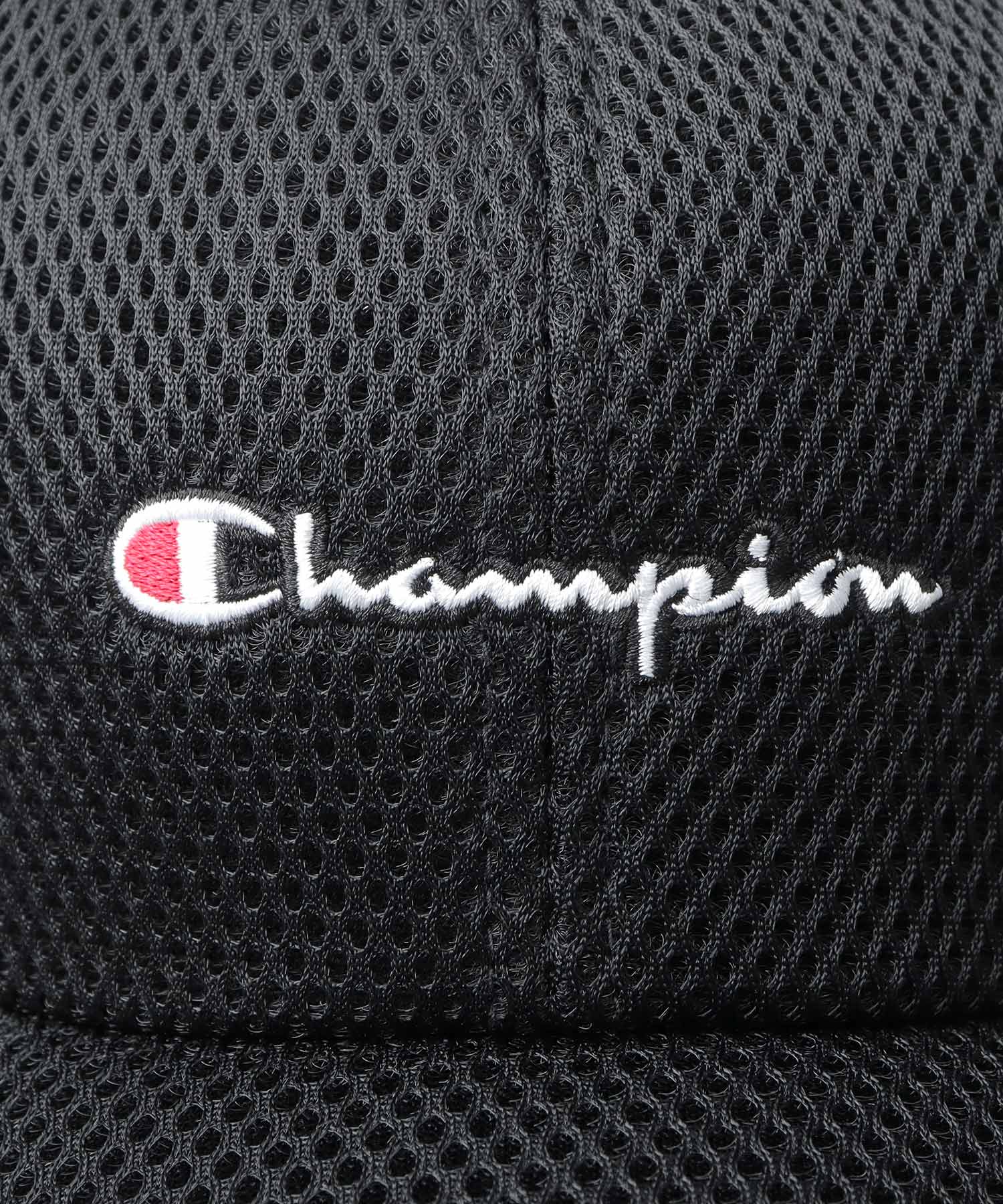 チャンピオン Champion ロングビル パフメッシュキャップ つば長 深め （ブラック） ブラック