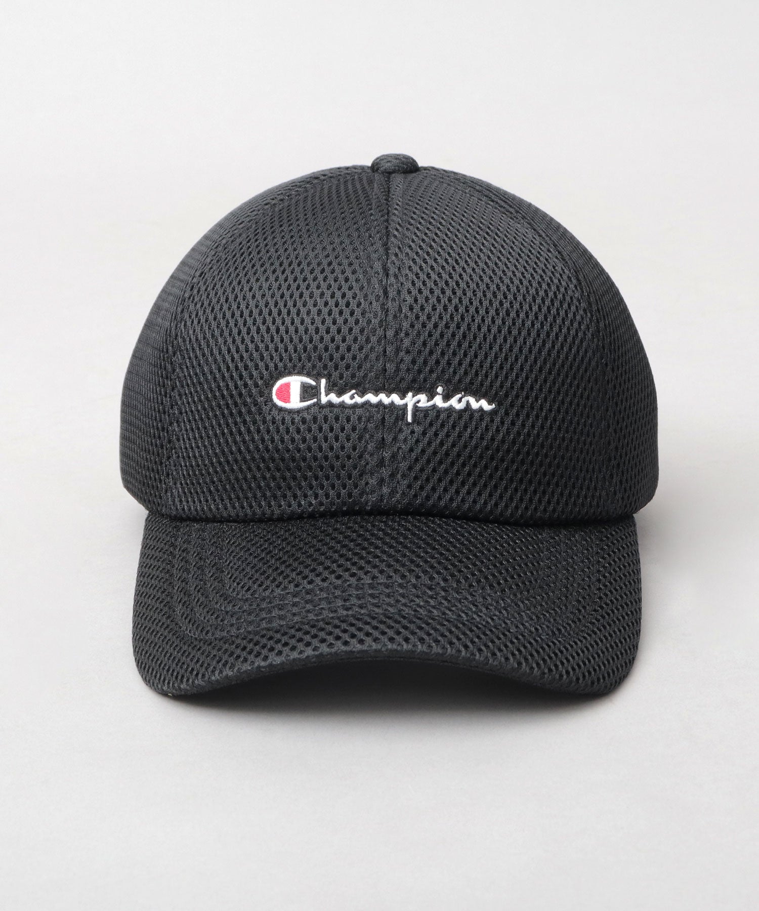 チャンピオン Champion ロングビル パフメッシュキャップ つば長 深め （ブラック） ブラック