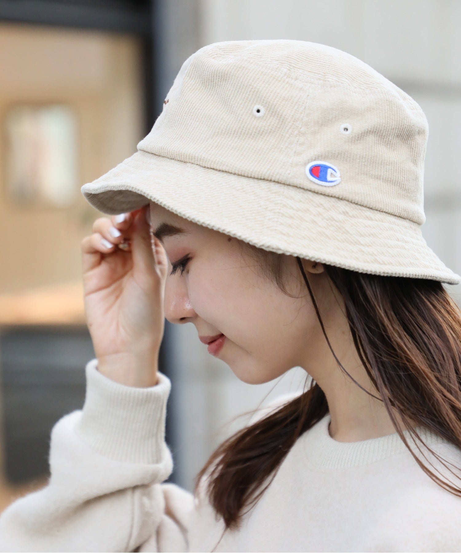 チャンピオン Champion 199-905B （387-0092）コーデュロイバケットハット （ベージュ） ベージュ