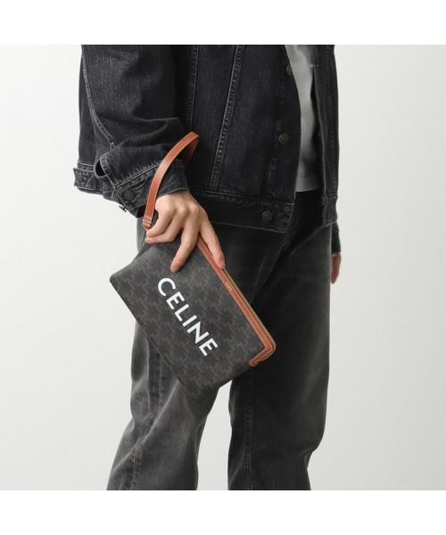 セリーヌ CELINE CELINE クラッチバッグ 10J502FES 10J502BZQ （04LU/Tan/ブラウン） 04LU/Tan/ブラウン