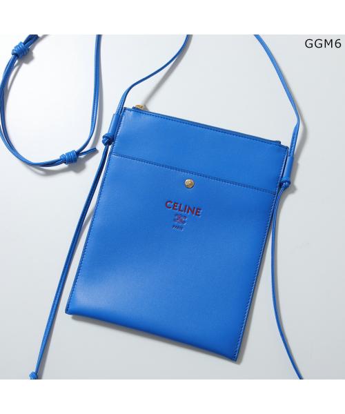 ジャンク　セリーヌ　レザー　バッグ　黒　SJ05 CELINE】セリーヌ『サークルロゴ ショルダーバッグ』レディース 1週間