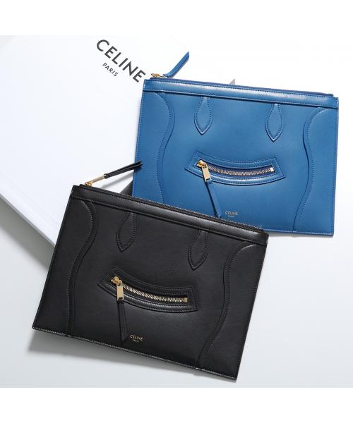 セリーヌ CELINE CELINE クラッチバッグ MEDIUM POUCH L100D2N92 （07QH/UltraBlue） 07QH/UltraBlue