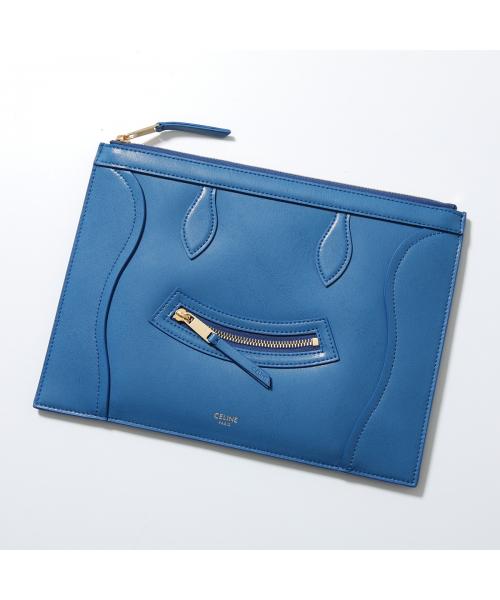 セリーヌ CELINE CELINE クラッチバッグ MEDIUM POUCH L100D2N92 （07QH/UltraBlue） 07QH/UltraBlue