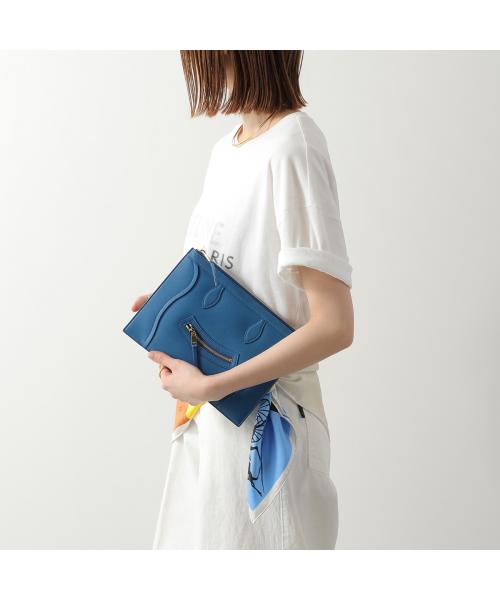 セリーヌ CELINE CELINE クラッチバッグ MEDIUM POUCH L100D2N92 （07QH/UltraBlue） 07QH/UltraBlue
