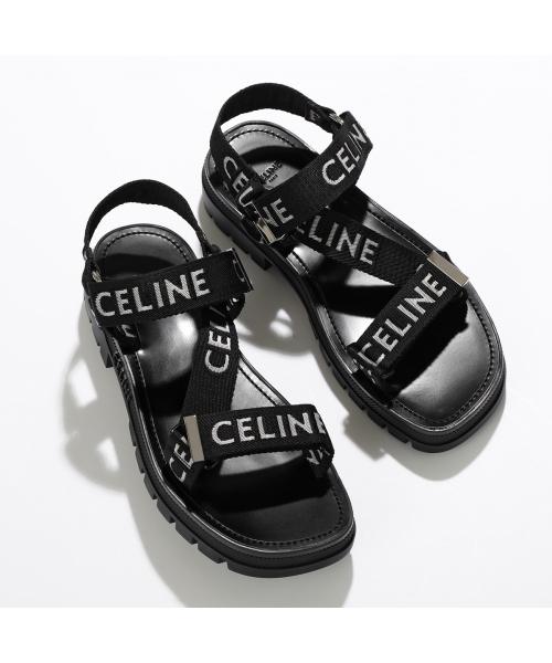 セリーヌ CELINE CELINE サンダル LEO STRAPPY 346742208C ベルクロ ストラップ