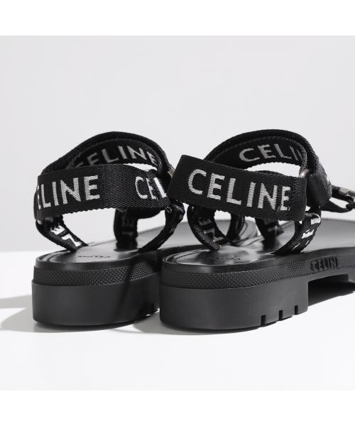 セリーヌ CELINE CELINE サンダル LEO STRAPPY 346742208C ベルクロ ストラップ
