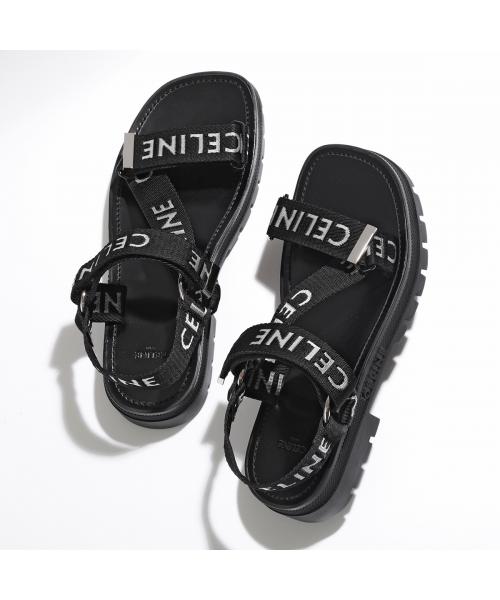 セリーヌ CELINE CELINE サンダル LEO STRAPPY 346742208C ベルクロ ストラップ