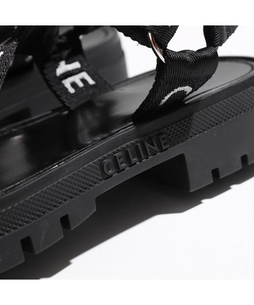 セリーヌ CELINE CELINE サンダル LEO STRAPPY 346742208C ベルクロ ストラップ