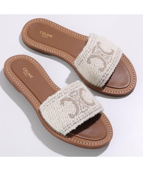 セリーヌ CELINE CELINE サンダル LYMPIA リンピア MULE 15 357924536C.02EC （02EC/ECRU/アイボリー） 02EC/ECRU/アイボリー