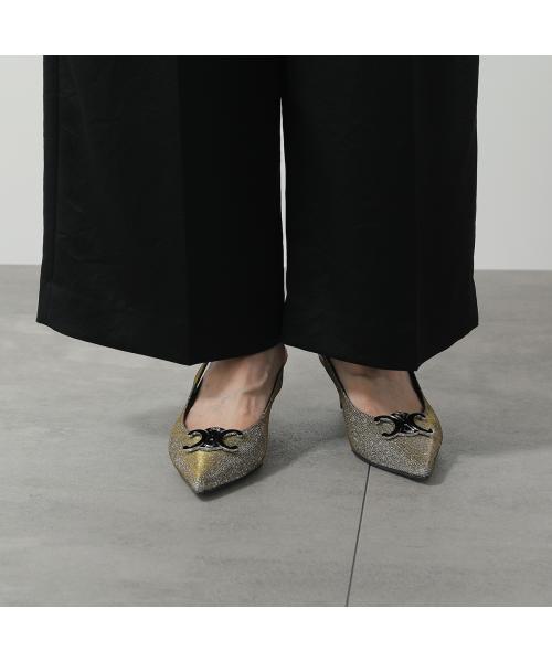 セリーヌ CELINE CELINE パンプス ALMA TRIOMPHE 356835005C メタリック （35GS/GOLD-SILVER） 35GS/GOLD-SILVER