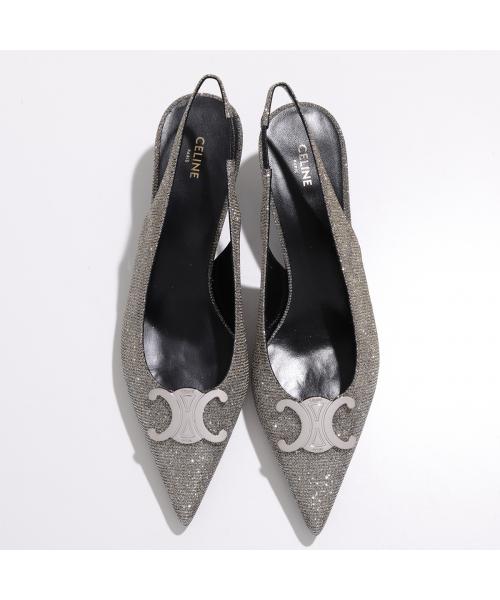 セリーヌ CELINE CELINE パンプス ALMA TRIOMPHE 356835005C メタリック （35GS/GOLD-SILVER） 35GS/GOLD-SILVER