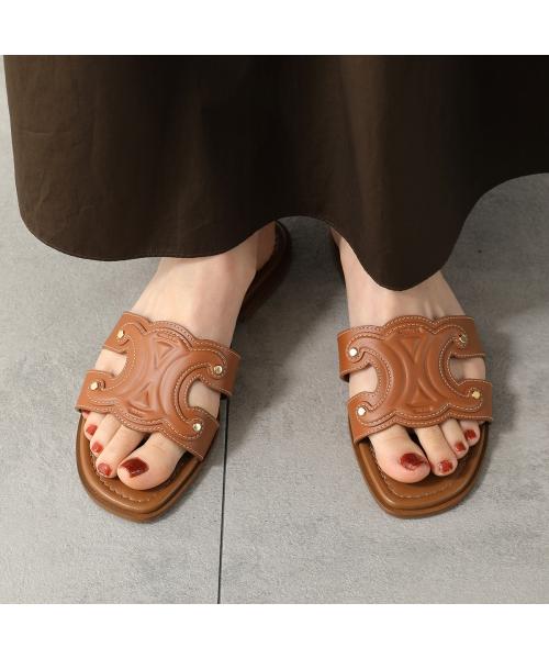 セリーヌ CELINE CELINE サンダル MARINA マリナ 364783767C トリオンフ （04LU/TAN/ブラウン） 04LU/TAN/ブラウン