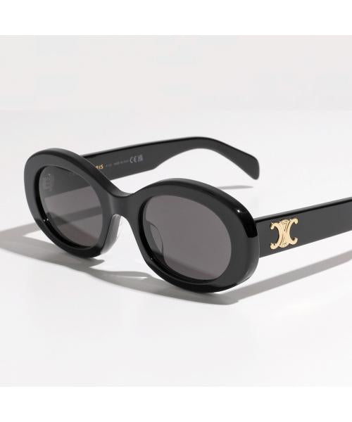 セリーヌ CELINE CELINE サングラス TRIOMPHE 01 4S194CPLB UVカット （ブラック） ブラック