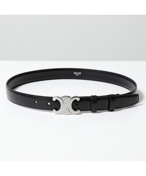 セリーヌ CELINE CELINE ベルト 45AKA3A01.38SI TRIOMPHE BELT ロゴバックル （38SI/Black） 38SI/Black