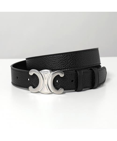 セリーヌ CELINE CELINE ナローベルト Triomphe トリオンフ 45BIE3AUY （38SI/Black-ブラック） 38SI/Black-ブラック
