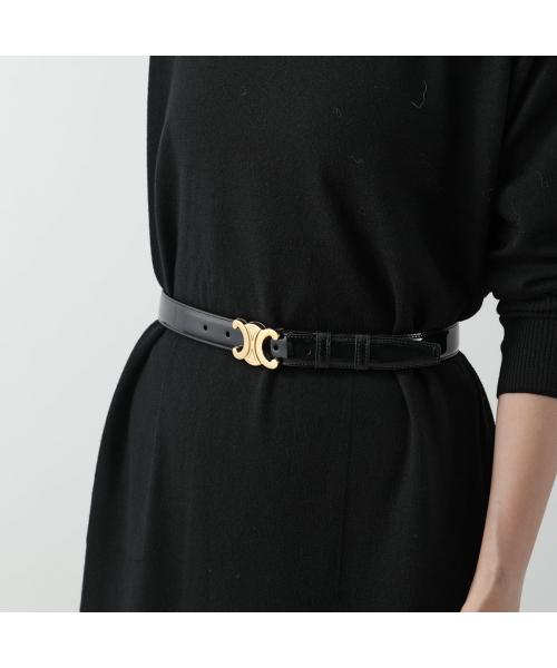 セリーヌ CELINE CELINE ベルト Triomphe 45AK93A01 25MM （38NO/Black-ブラック） 38NO/Black-ブラック