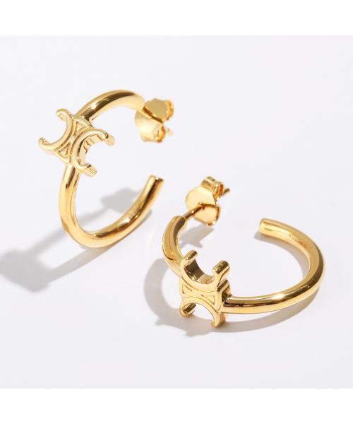 セリーヌ CELINE CELINE ピアス Asymmetric Hoops 460RD6BRA.35OR （35OR/Gold） 35OR/Gold