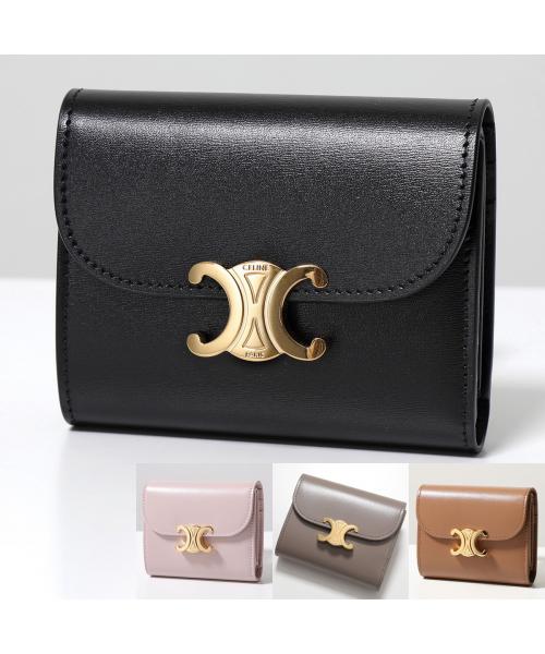 セリーヌ CELINE CELINE 二つ折り財布 Small Flap Wallet 10D783DPV （38NO/Black） 38NO/Black