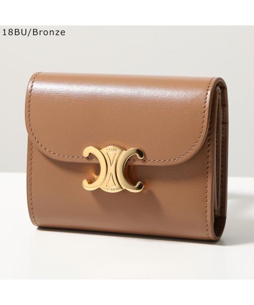 セリーヌ CELINE CELINE 二つ折り財布 Small Flap Wallet 10D783DPV （38NO/Black） 38NO/Black