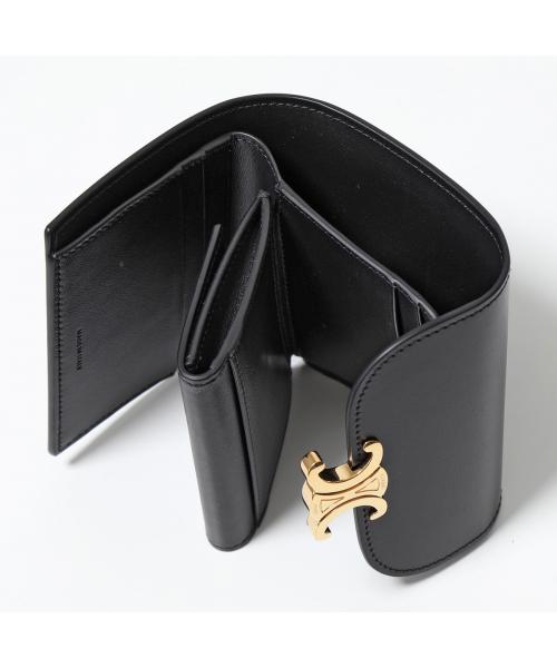 セリーヌ CELINE CELINE 二つ折り財布 Small Flap Wallet 10D783DPV （38NO/Black） 38NO/Black