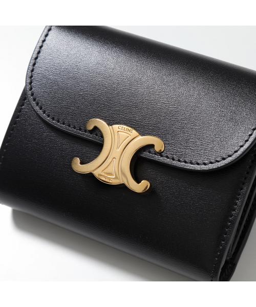セリーヌ CELINE CELINE 二つ折り財布 Small Flap Wallet 10D783DPV （38NO/Black） 38NO/Black