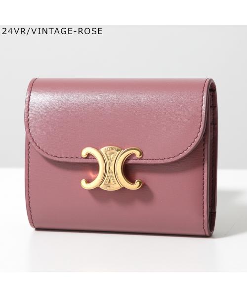 セリーヌ CELINE CELINE 二つ折り財布 Small Flap Wallet 10D783DPV （24VR/Vintage-Rose） 24VR/Vintage-Rose
