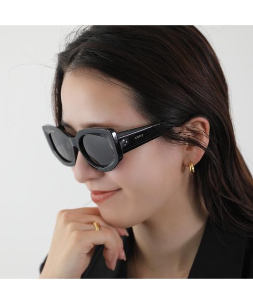 Celine CELINE CELINE Sunglasses CL40277F Cat Eye Type Self Frame