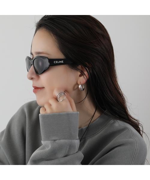 セリーヌ CELINE CELINE サングラス CL40279U キャットアイ型 （01A/ブラック×グレー） 01A/ブラック×グレー