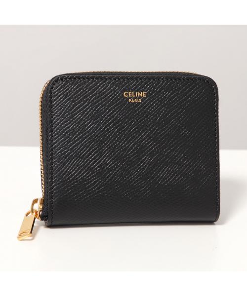 セリーヌ CELINE CELINE 二つ折り財布 10L203BEL 小銭入れあり （38NO/Black/ブラック） 38NO/Black/ブラック