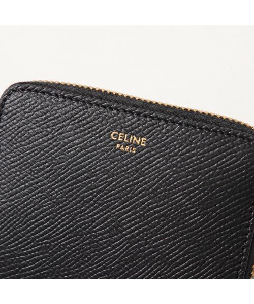 セリーヌ CELINE CELINE 二つ折り財布 10L203BEL 小銭入れあり （38NO/Black/ブラック） 38NO/Black/ブラック