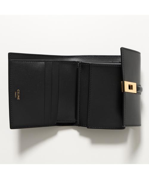 セリーヌ CELINE CELINE 二つ折り財布 Small Torifold Wallet 10F523CQ7 （38NO/Black-ブラック） 38NO/Black-ブラック