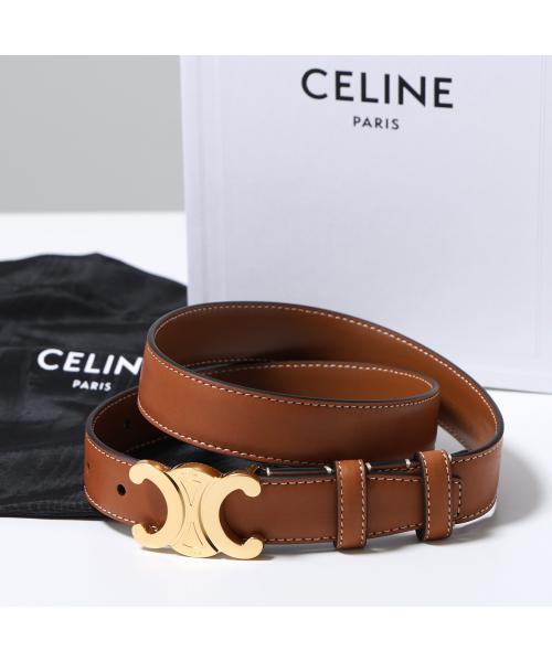 セリーヌ CELINE CELINE ベルト Medium 25MM ミディアム 45AK93A78 （04LU/Tan/ブラウン） 04LU/Tan/ブラウン