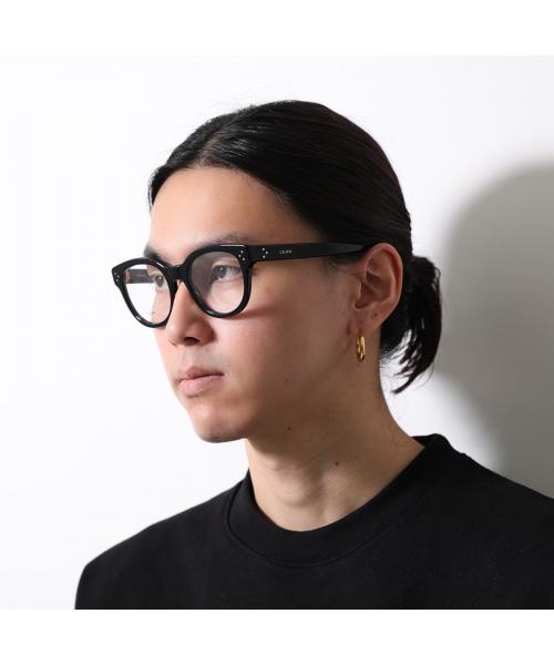 セリーヌ CELINE CELINE メガネ CL50109I ボストン型 ロゴ （001/ブラック） 001/ブラック