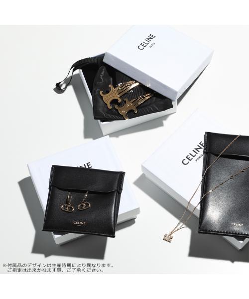 セリーヌ CELINE CELINE カチューシャ B104C2L87 レザー ヘアバンド （38NG/BLACK-GOLD） 38NG/BLACK-GOLD
