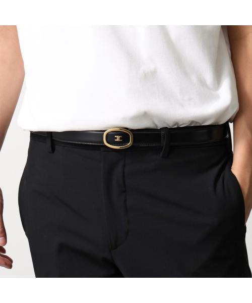 セリーヌ CELINE CELINE ベルト 45BMU3APC リバーシブル ミディアム 2.5cm （38TA/BlackTan） 38TA/BlackTan