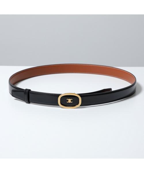 セリーヌ CELINE CELINE ベルト 45BMU3APC リバーシブル ミディアム 2.5cm （38TA/BlackTan） 38TA/BlackTan