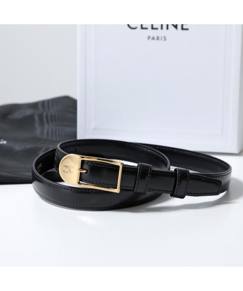 セリーヌ CELINE CELINE ナローベルト B104O3A01 トリオンフ 1.8cm （38NO/Black） 38NO/Black