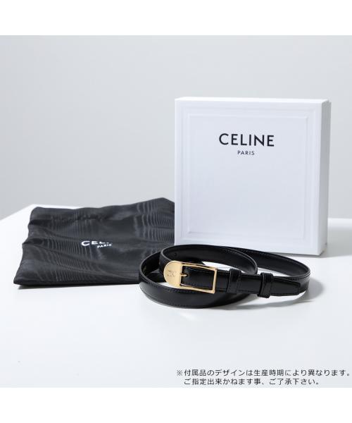セリーヌ CELINE CELINE ナローベルト B104O3A01 トリオンフ 1.8cm （38NO/Black） 38NO/Black