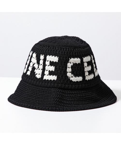 セリーヌ CELINE CELINE バケットハット 2AE5S817X クロシェ ニット帽 （38EC/ブラック） 38EC/ブラック