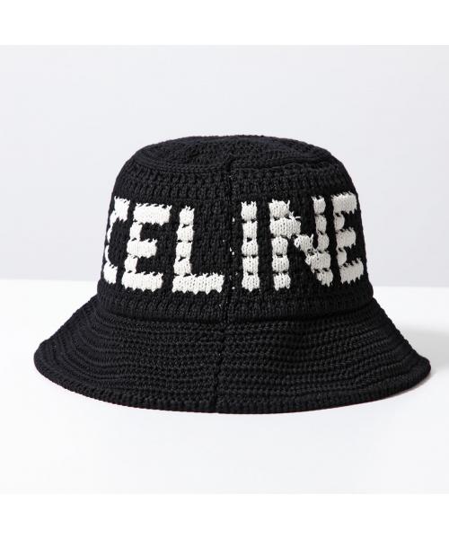 セリーヌ CELINE CELINE バケットハット 2AE5S817X クロシェ ニット帽 （38EC/ブラック） 38EC/ブラック