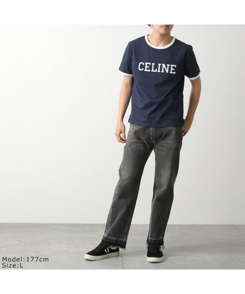 CELINE CELINE T-shirt RX02R507Z Short Sleeve Cut and Sew